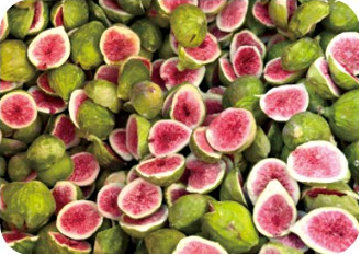 Frozen Fig Sliced