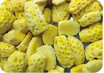 Frozen Pineapple Halved