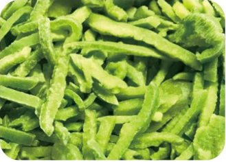 Frozen Green Pepper Strip