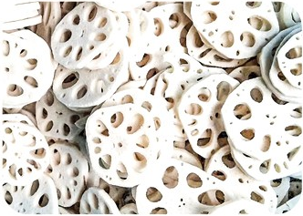 Frozen Lotus Roots Sliced