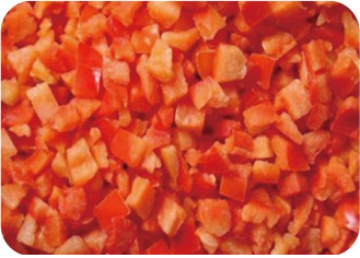 Frozen Red Pepper