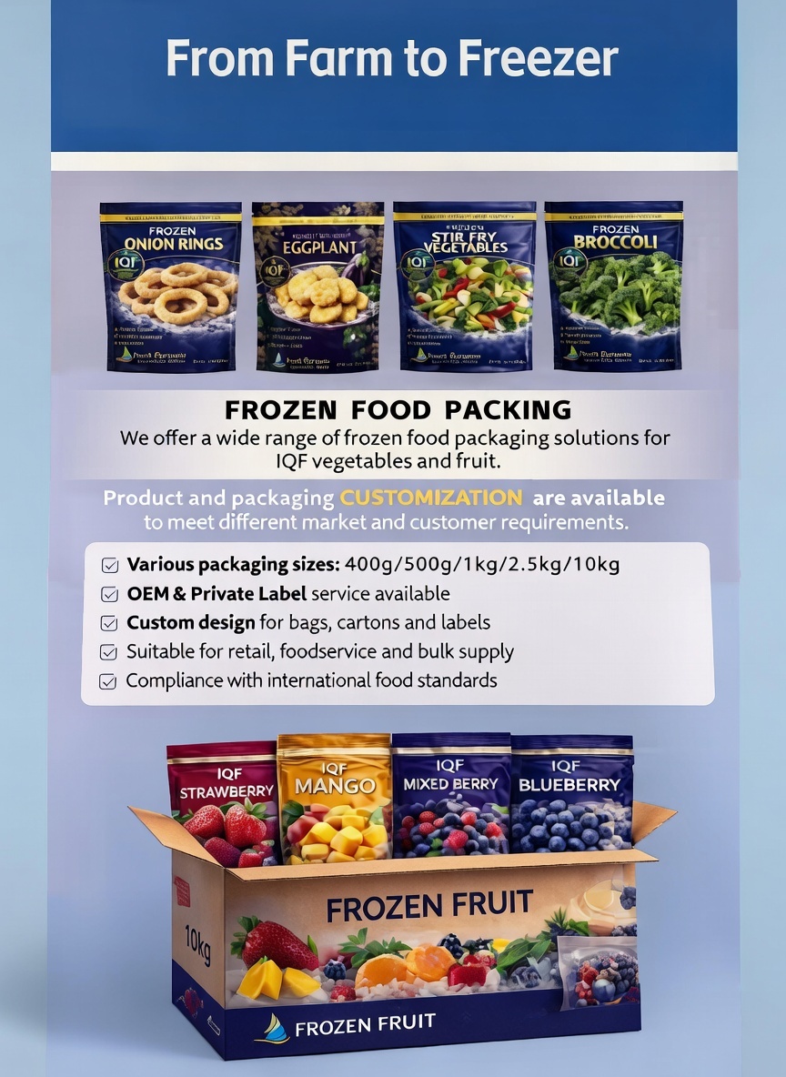 Fresh Dynamic Frozen Food Packaging – Full View