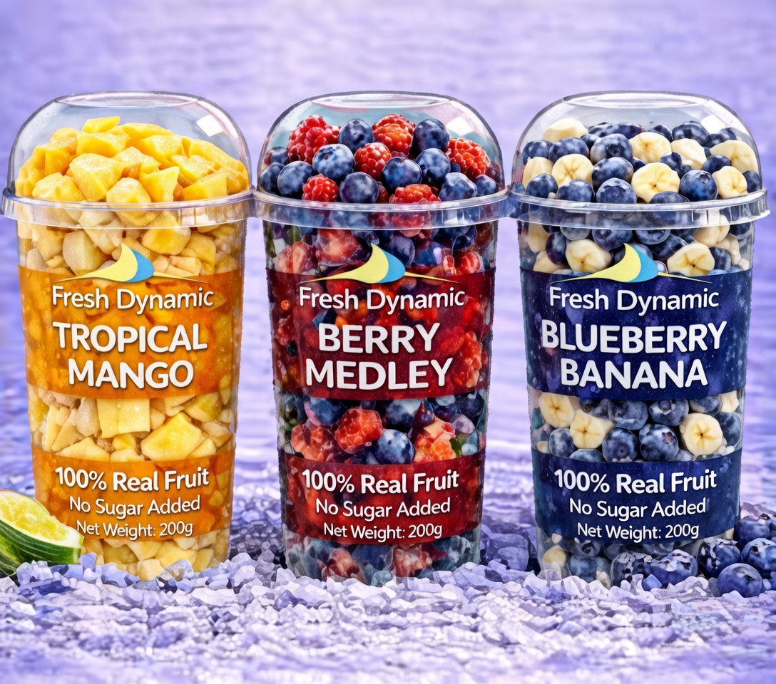 Frozen Smoothie Cups